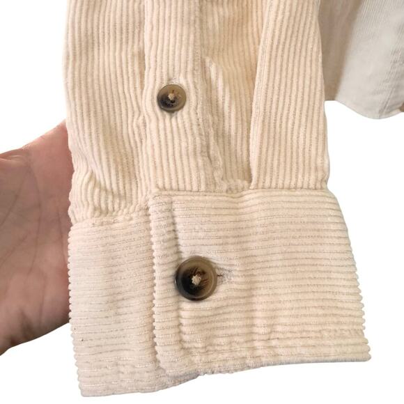 Kuhl Tallula Cord Button Up Shirt in "Sea Salt" Cream Style 8244 Size XL - Picture 7 of 14